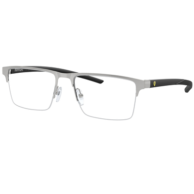 Ferrari法拉利 | 急速銀翼長方框眼鏡 | 月光銀