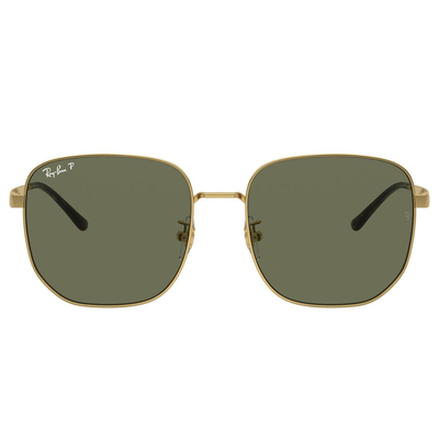 Ray Ban l 冷峻大方框太陽眼鏡 | 綠搭金