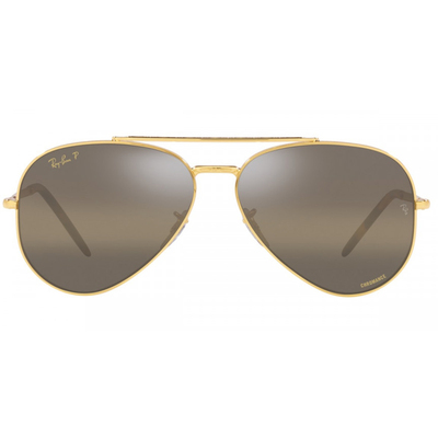 Ray Ban l 前衛飛官框太陽眼鏡 | 咖X金