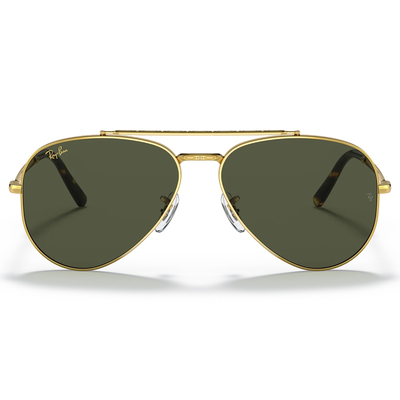 Ray Ban l 前衛飛官框太陽眼鏡 | 綠X金