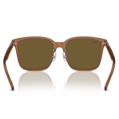 Ray Ban l 漫遊者方框太陽眼鏡 | 淺透咖