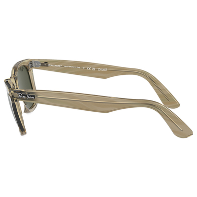 Ray Ban l 開拓者可變色方框太陽眼鏡 | 條紋灰