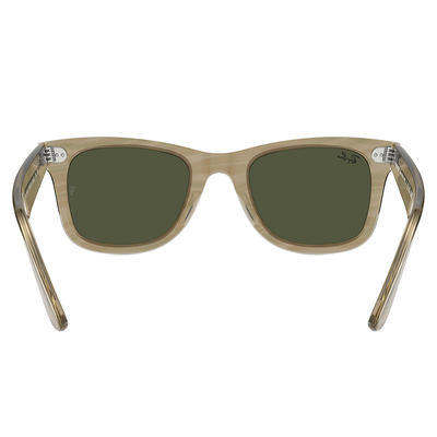 Ray Ban l 開拓者可變色方框太陽眼鏡 | 條紋灰