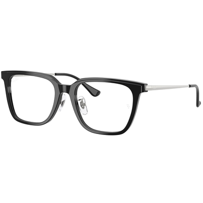 Ray Ban | 自由典章大方框眼鏡 | 亮面黑X銀