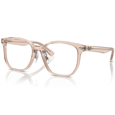 Ray Ban | 潮流書閣大方框眼鏡 | 清透粉