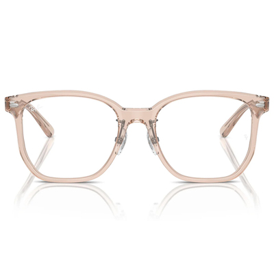 Ray Ban | 潮流書閣大方框眼鏡 | 清透粉