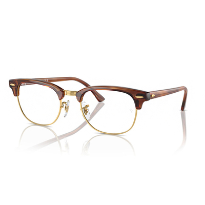 Ray Ban | 典藏眉框眼鏡 | 條紋咖