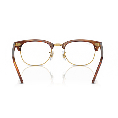 Ray Ban | 典藏眉框眼鏡 | 條紋咖