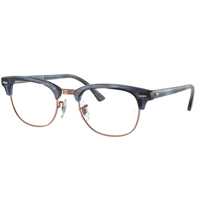 Ray Ban | 霓影眉框眼鏡 | 條紋藍
