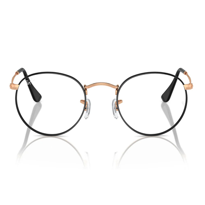 Ray Ban | 墨耀圓框眼鏡 | 黑X金