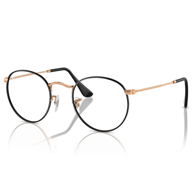 Ray Ban | 墨耀圓框眼鏡 | 黑X金