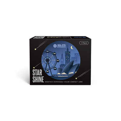 星眸彩色月拋隱形眼鏡-維也納棕(1片裝)