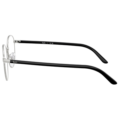 Ray Ban | 知識之環圓框眼鏡 | 黑搭銀