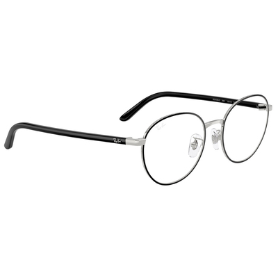 Ray Ban | 知識之環圓框眼鏡 | 黑搭銀