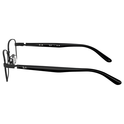 Ray Ban | 商務輪廓長方框眼鏡 | 玄黑
