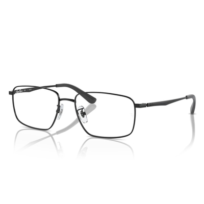 Ray Ban | 都會線條長方框眼鏡 | 光澤黑