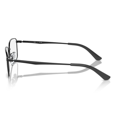 Ray Ban | 都會線條長方框眼鏡 | 光澤黑