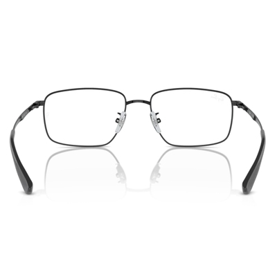 Ray Ban | 都會線條長方框眼鏡 | 光澤黑