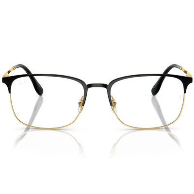 Ray Ban | 輕雅眉框眼鏡 | 黑X金