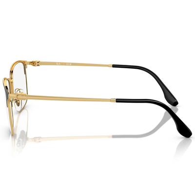 Ray Ban | 輕雅眉框眼鏡 | 黑X金