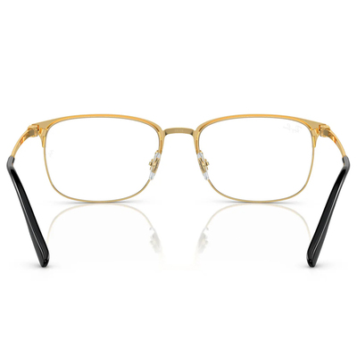 Ray Ban | 輕雅眉框眼鏡 | 黑X金