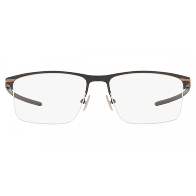 OAKLEY | 簡而不凡長方框眼鏡 | 緞面棕