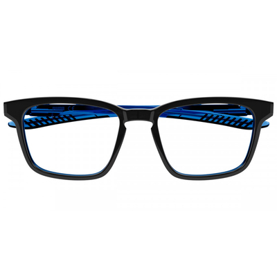 PUMA | 輕盈節奏方框眼鏡 | 黑X藍