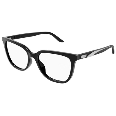 PUMA | 線條哲學方框眼鏡 | 玄黑