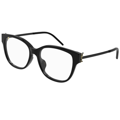YSL | 永恆經典方框眼鏡 | 漆黑