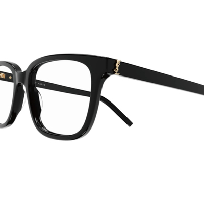 YSL | 經典標誌大方框眼鏡(55mm) | 烏曜黑