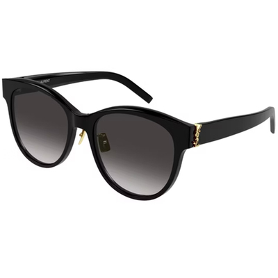 YSL | 潮流無界波士頓框太陽眼鏡 | 時尚黑X金