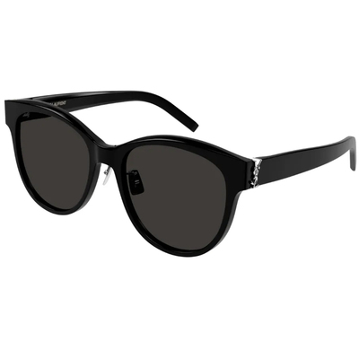 YSL | 潮流無界波士頓框太陽眼鏡 | 時尚黑X銀