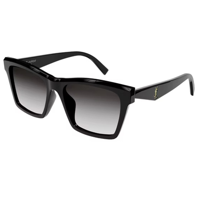 YSL | 冷冽幾何方框太陽眼鏡 | 冷冽黑