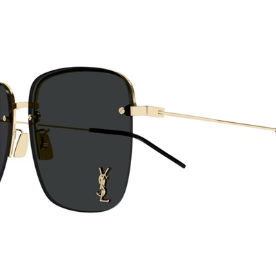 YSL | 巴黎剪影方框太陽眼鏡 | 金X黑