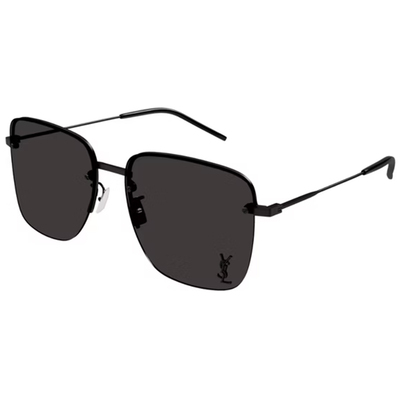YSL | 巴黎剪影方框太陽眼鏡 | 玄鐵灰