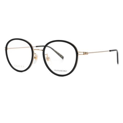 GUCCI | 摩登傳奇圓框眼鏡 | 曜黑金
