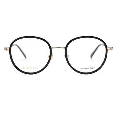 GUCCI | 摩登傳奇圓框眼鏡 | 曜黑金