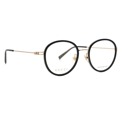 GUCCI | 摩登傳奇圓框眼鏡 | 曜黑金