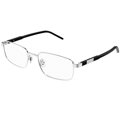 GUCCI | 經典星辰長方框眼鏡 | 經典銀