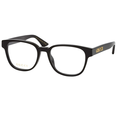GUCCI | LOGO款方框眼鏡 | 漆黑