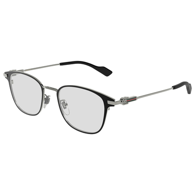 GUCCI | 光耀傳奇方框眼鏡 | 黑X銀