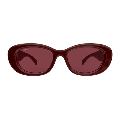 GUCCI | 義式微光橢圓框太陽眼鏡 | 餘暉紅