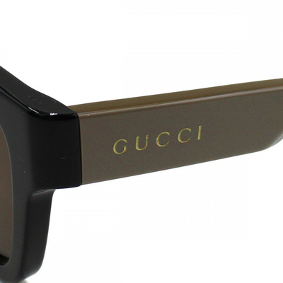 GUCCI | 暖調迷光方框太陽眼鏡 | 低調棕