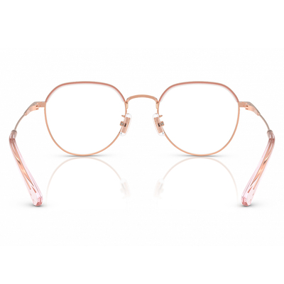 COACH | 杏粉流光多邊框眼鏡 | 淺杏粉