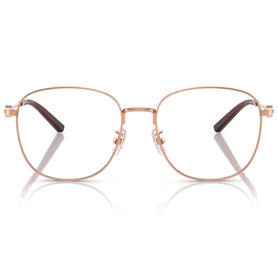 COACH | 簡約映像大方框眼鏡 | 玫金棕
