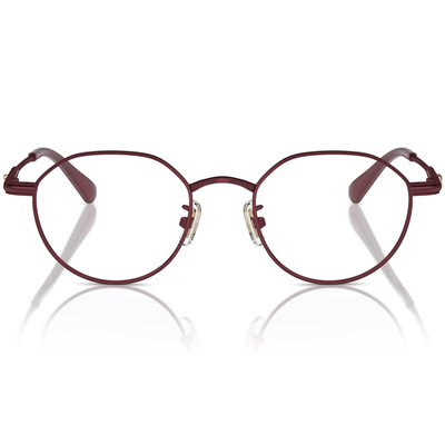 COACH | 微醺午後LOGO多邊框眼鏡 | 葡萄玫瑰