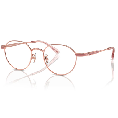 COACH | 微醺午後LOGO多邊框眼鏡(51mm) | 氣質粉