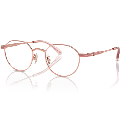 COACH | 微醺午後LOGO多邊框眼鏡(49mm) | 氣質粉