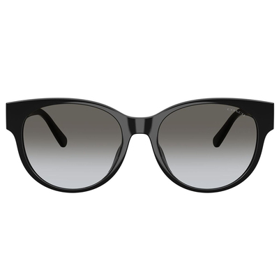 COACH | 雅致態度圓框太陽眼鏡 | 光澤黑