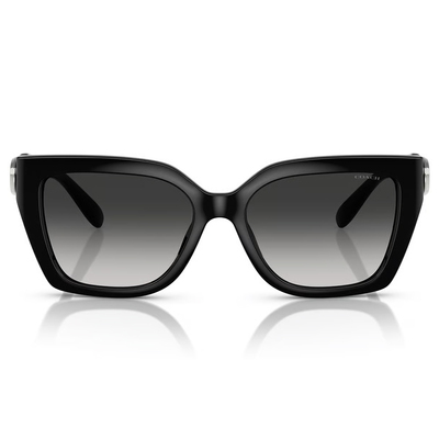 COACH | 輕奢大C LOGO款多邊框太陽眼鏡 | 輕奢黑